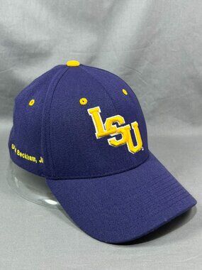 LSU Tigers Zephyr Baseball Z Fit Hat XL Purple Odell Beckham Adult Stretch Cap